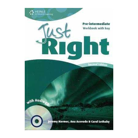 Just Right Pre-Intermediate workbook c/k + cd audio 2ºed