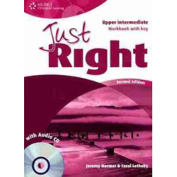 Just Right Upper-Intermediate worbook c/k + cd audio 2ºed