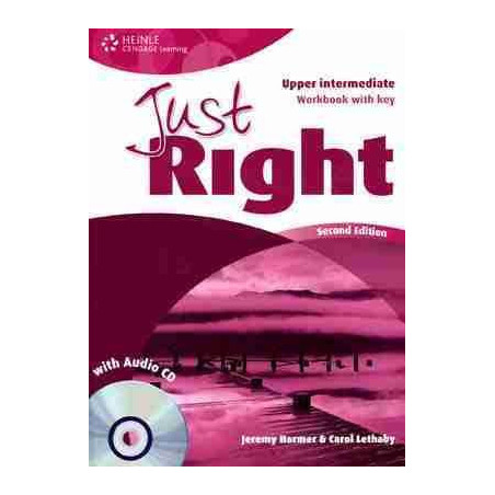 Just Right Upper-Intermediate worbook c/k + cd audio 2ºed