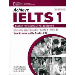 Achieve IELTS 1 B1 / B2 worbook c/k + cd audio band 4.5 - 6  2 ed