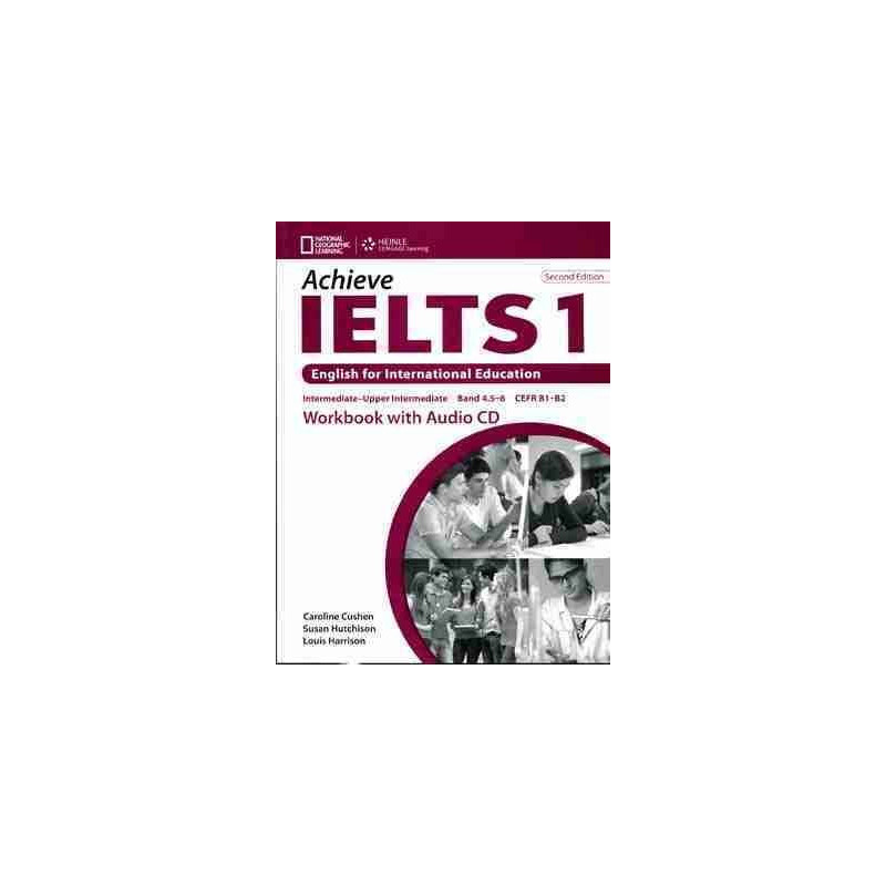 Achieve IELTS 1 B1 / B2 worbook c/k + cd audio band 4.5 - 6  2 ed