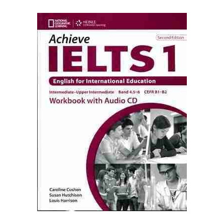 Achieve IELTS 1 B1 / B2 worbook c/k + cd audio band 4.5 - 6  2 ed