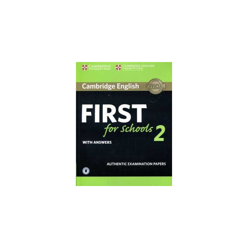 Cambridge English FCE 2 for Schools w/k c/ audio