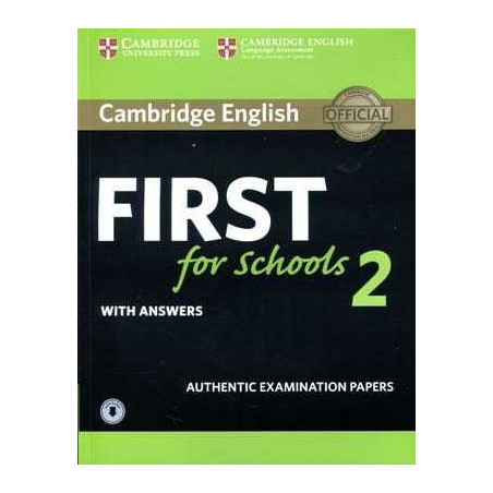 Cambridge English FCE 2 for Schools w/k c/ audio