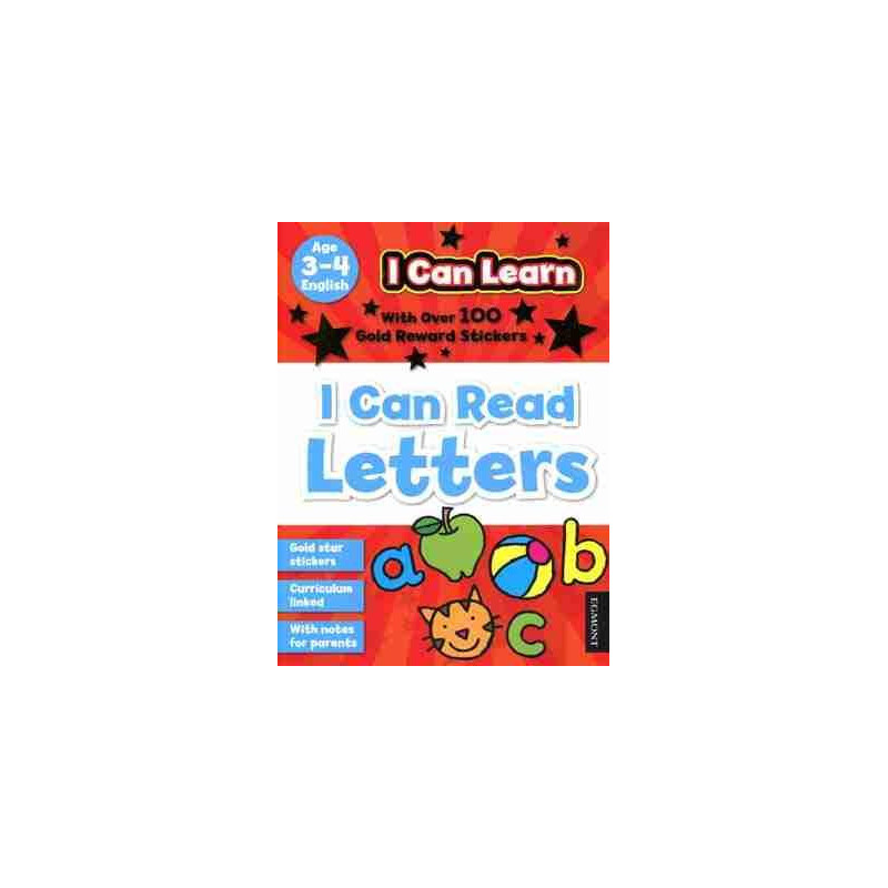 Can Learn Can Read Letters Age 3-4