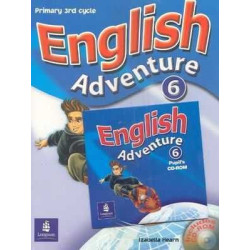 English Adventure 6 ejercicios + dictionary + cd rom