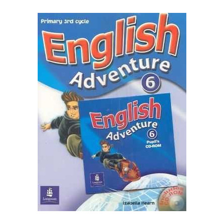 English Adventure 6 ejercicios + dictionary + cd rom