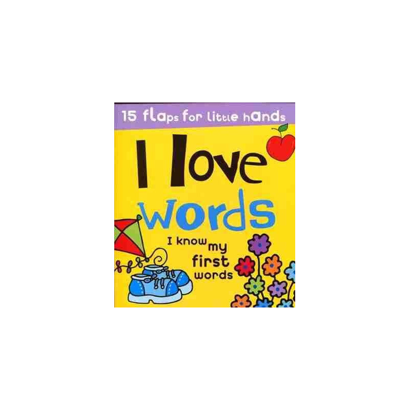 I Love Words flaps cartone