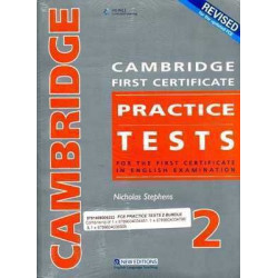 Cambridge FCE Practice Tests 2 c/k + cd audio (4) n/e 09