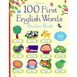 100 First English Words : Stiker Book