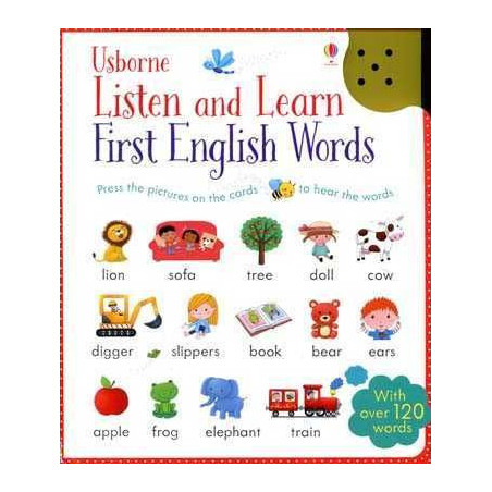 Listen and learn first English words with sound