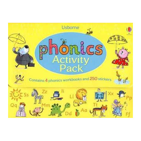 Phonics Activity Pack ( Contains 4 Phonics workbooks )