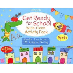 Get Ready for School Wipe - Clean ( Activity Pack ) Age 4