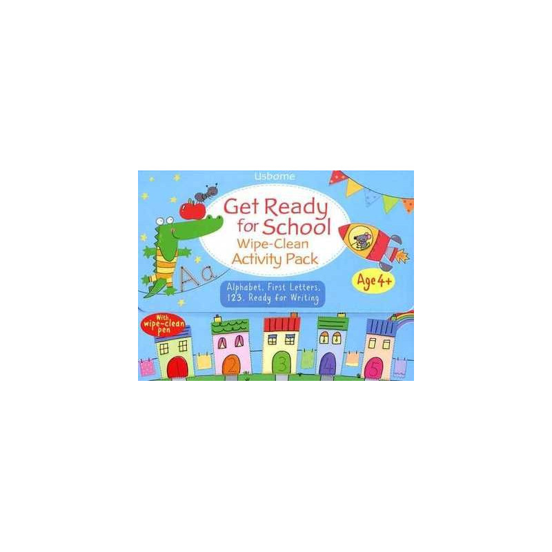 Get Ready for School Wipe - Clean ( Activity Pack ) Age 4