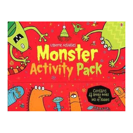 Monster Activity Pack ( Sticker Book + Books )