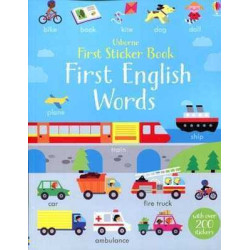 First English Words First sticker books