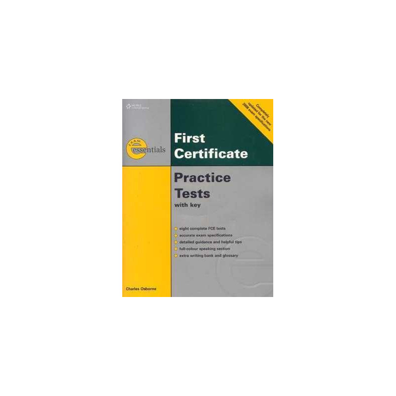 Exam Essentials : FCE Practice Tests c/k + cd audio (3)