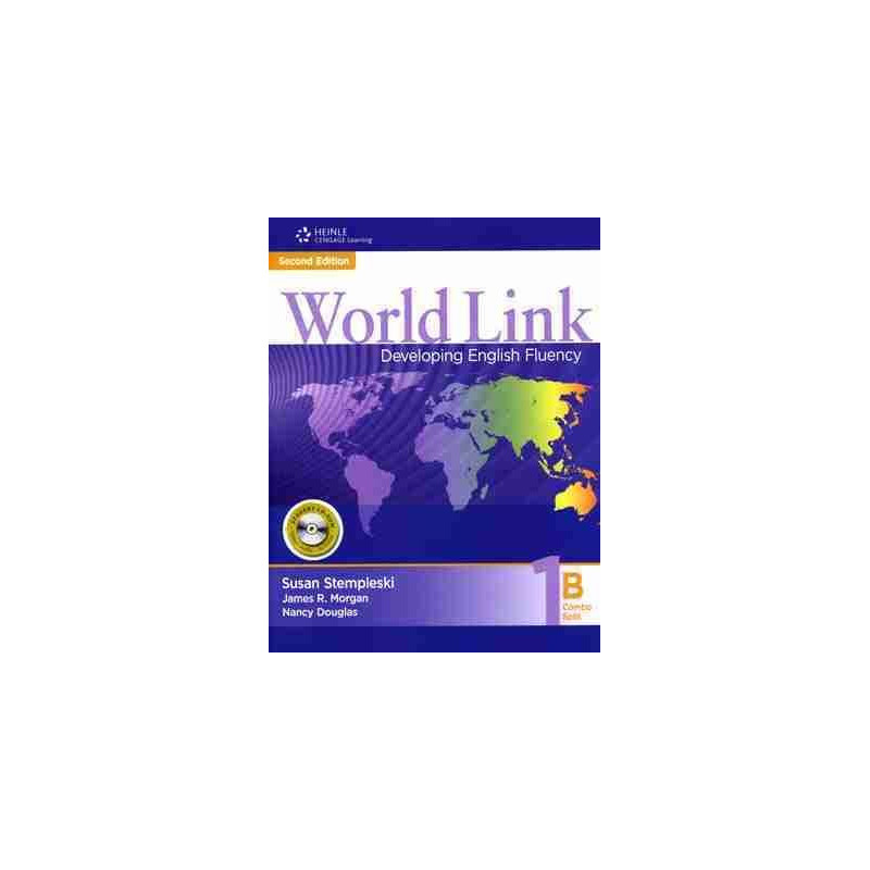 World Link 1B student s + worbook A1/A2 + Cd - rom 2 ed.