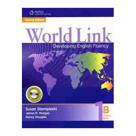 World Link 1B student s + worbook A1/A2 + Cd - rom 2 ed.