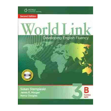 World Link 3B student + workbook + Cd rom