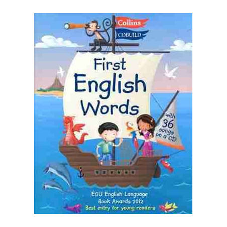 First English Words + 36 Songs on a CD