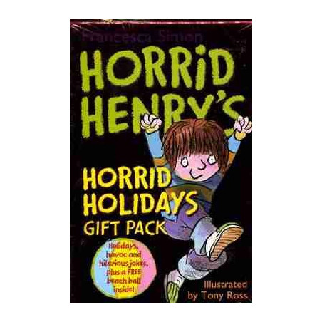 Horrid Henry's : Horrid Holidays gift pack + ball beach