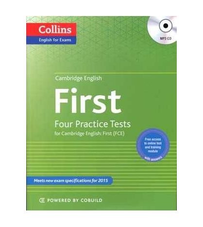 Cambridge English : First: Four Tests w/k + Cd mp3