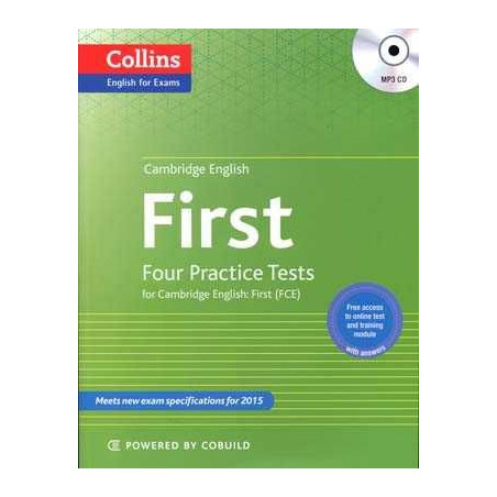 Cambridge English : First: Four Tests w/k + Cd mp3