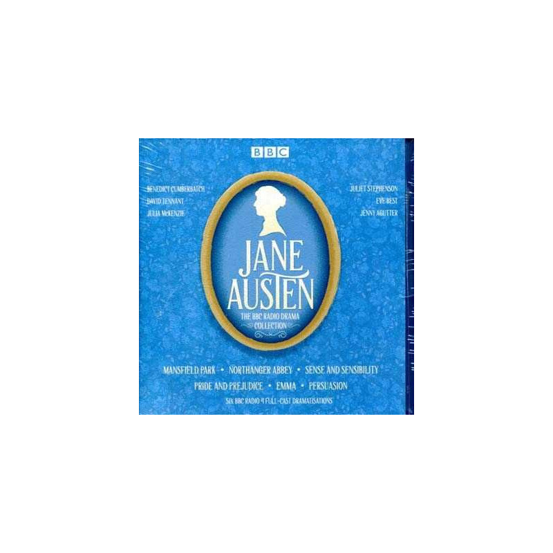 Jane Austen audiolibro Emma Persuassion Pride...six story 15 CDs Unabridged