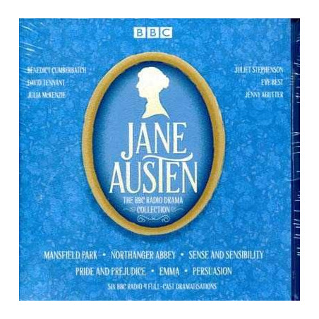 Jane Austen audiolibro Emma Persuassion Pride...six story 15 CDs Unabridged