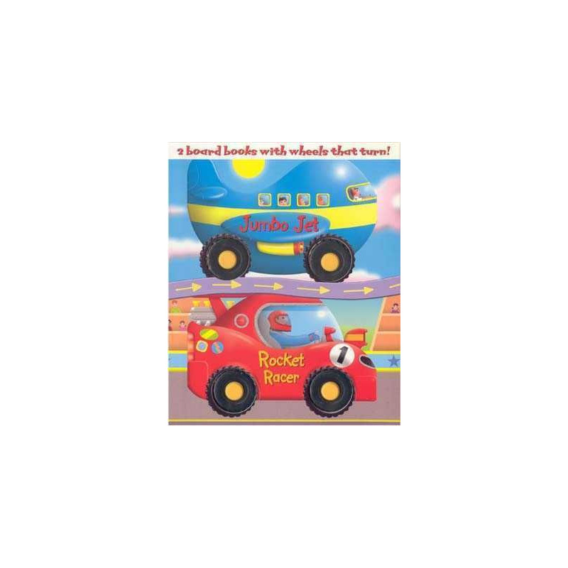 Wheelie Books : Jumbo Jet / Rocket Racer (hojas duras)