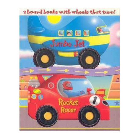 Wheelie Books : Jumbo Jet / Rocket Racer (hojas duras)