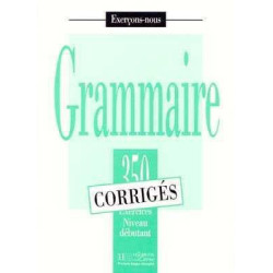 350 Exercices Grammaire Debutant corrige