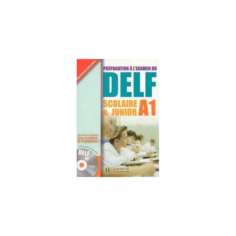 DELF A1 Scolaire et Junior alumno + corriges + cd audio