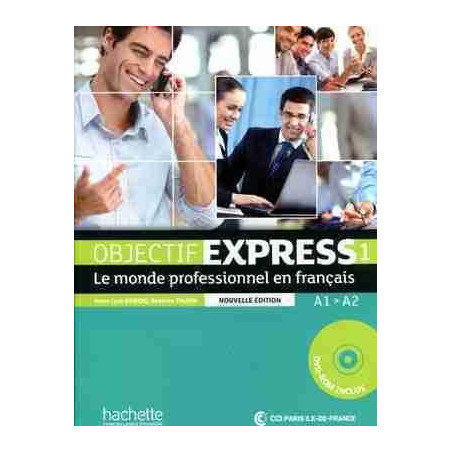 Objectif Express 1 A1-A2 eleve + DVD rom N/E nouvelle edition