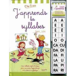 Apprends Les Syllabes Livre + 80 Magnets