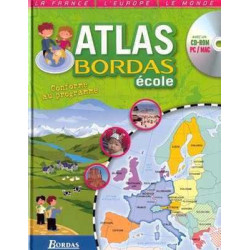 Atlas Bordas Ecole + cd rom pc/mac