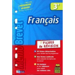 Memobrevet 3eme : Francais (Fiches de Revision)