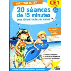 Pret pour le CE2 / 20 seances de 15 minutes CE1 ( francais - maths )