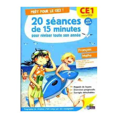 Pret pour le CE2 / 20 seances de 15 minutes CE1 ( francais - maths )