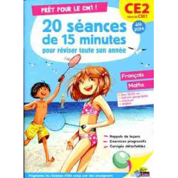 Pret pour le CM1 / 20 seances de 15 minutes CE2 ( francais - maths )