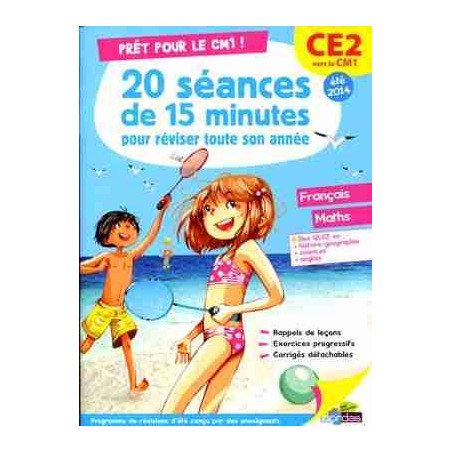 Pret pour le CM1 / 20 seances de 15 minutes CE2 ( francais - maths )