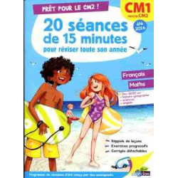 Pret pour le CM2 / 20 seances de 15 minutes CM1 ( francais - maths )