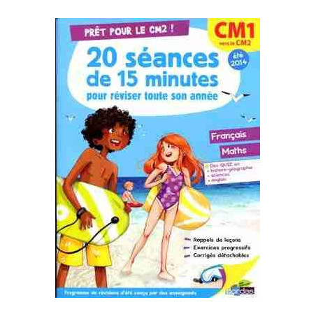 Pret pour le CM2 / 20 seances de 15 minutes CM1 ( francais - maths )