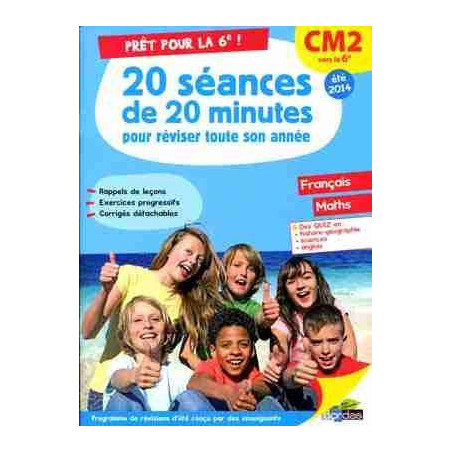 Pret pour la 6º / 20 seances de 20 minutes CM2 ( francais - maths )