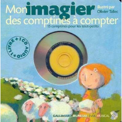 Mon Imagier des Comptines a Compter + cd audio (hojas duras)