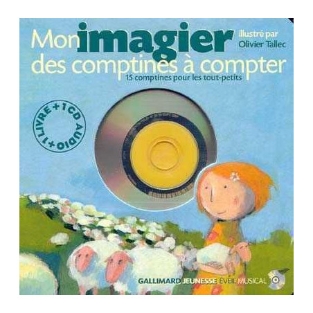 Mon Imagier des Comptines a Compter + cd audio (hojas duras)