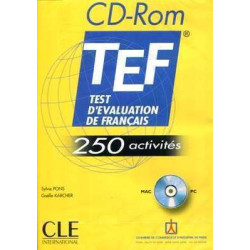 TEF Test DEvaluation de Français 250 Activities CD Rom