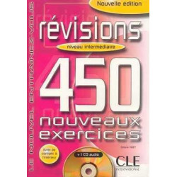 450 Exercices Revisions Intermediaire + corrige + cd audio