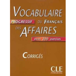 Vocabulaire Progressif des Affaires Intermediaire corrige